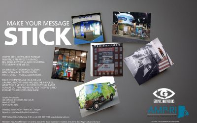 March 30, 2017: Make Your Message STICK with Graphic Innovations