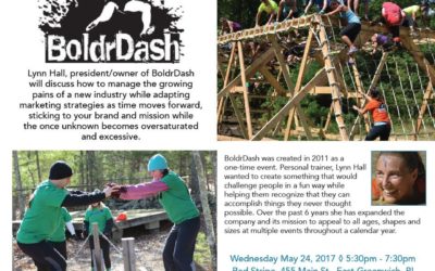 May 24, 2017: “How I Created a Company from a One-Time, Unknown Event”
